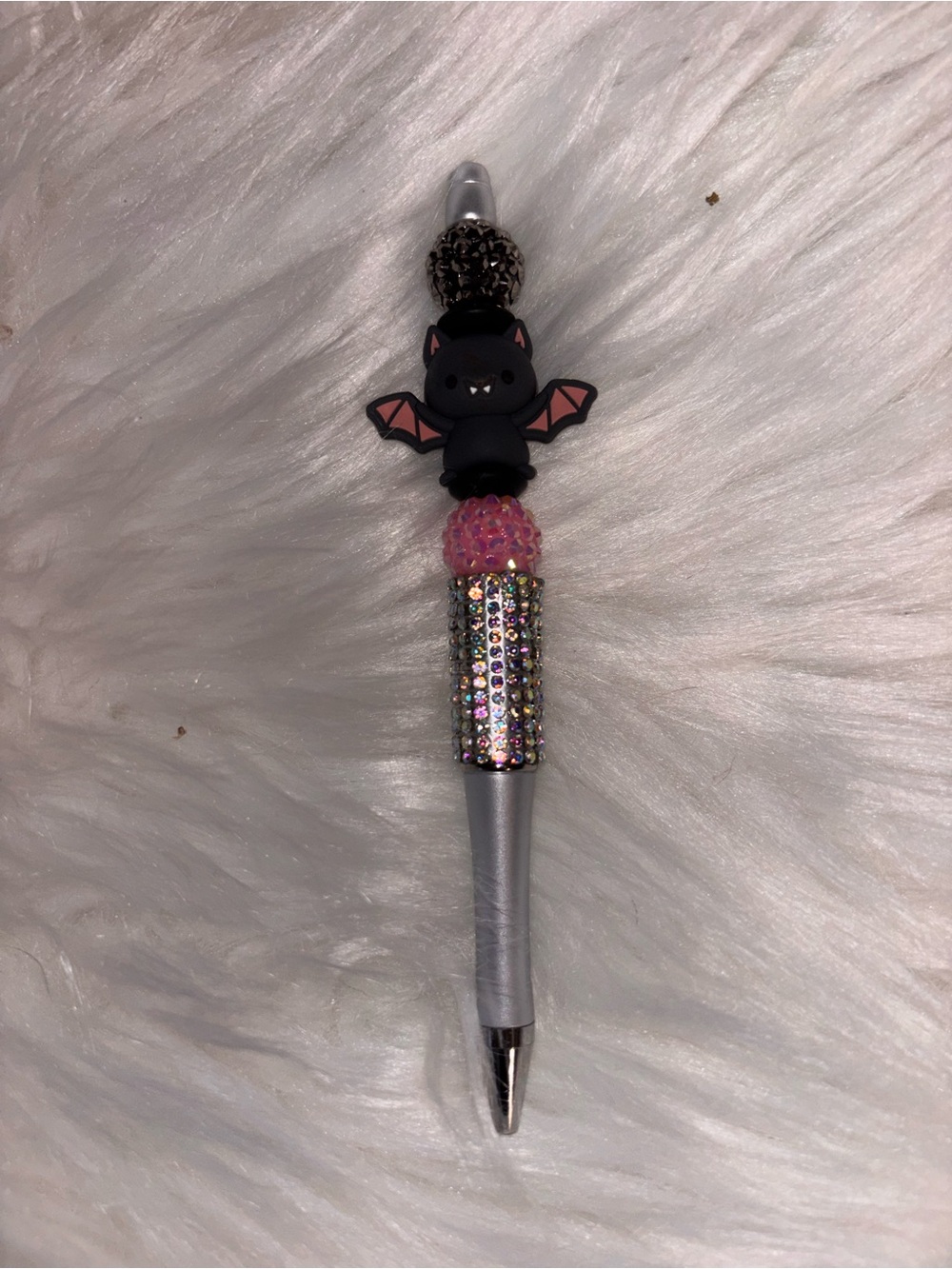 Halloween Bat Pen With Bling
